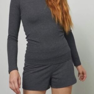 Lunya Restore Short mercurial grey sz XS